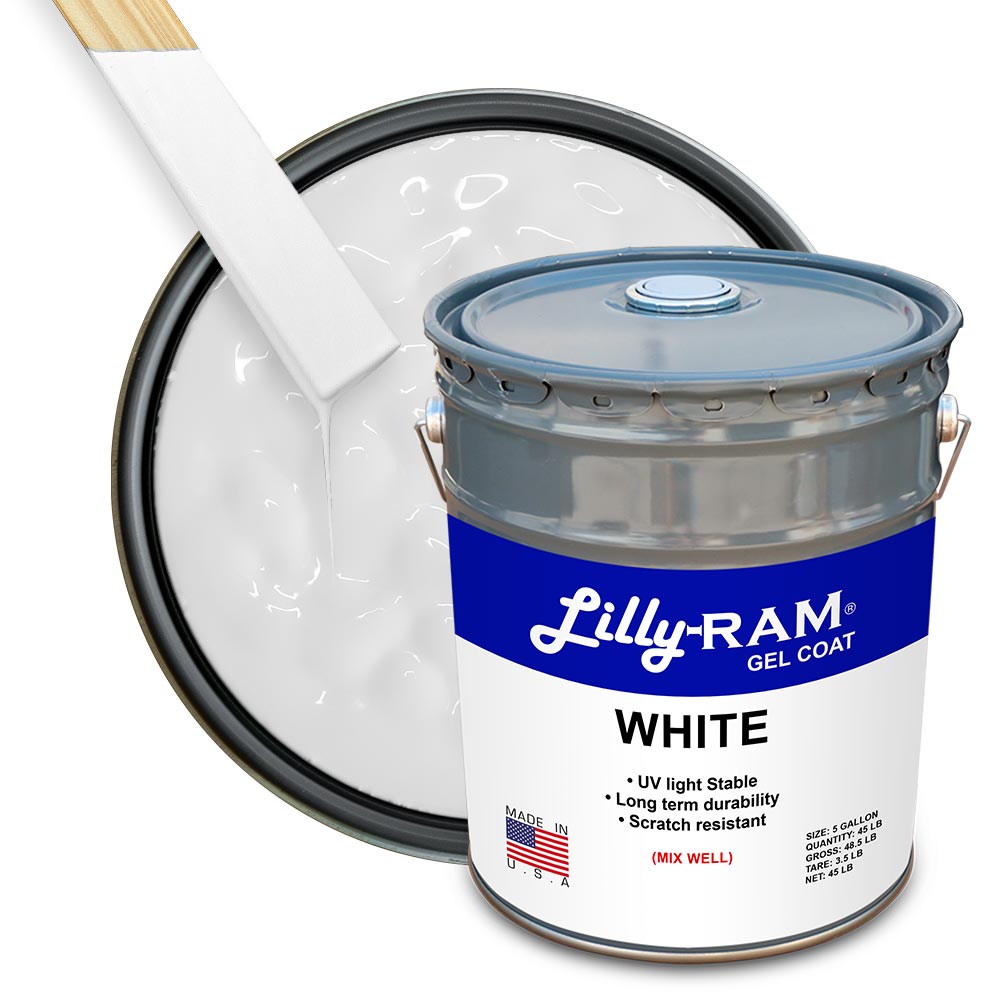 White Gel Coat | 5 Gallon Pail