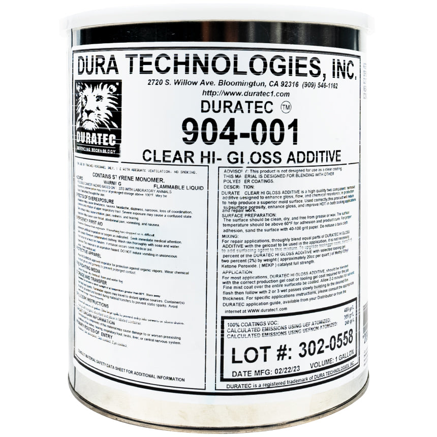 Duratec Clear Hi-Gloss Additive