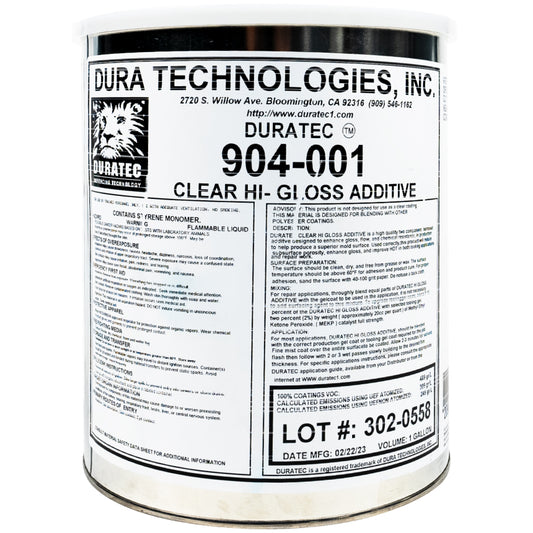 Duratec Clear Hi-Gloss Additive
