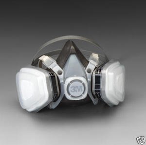 3M Maintenance Free Organic Vapor Half-Facepiece Respirator Lrg