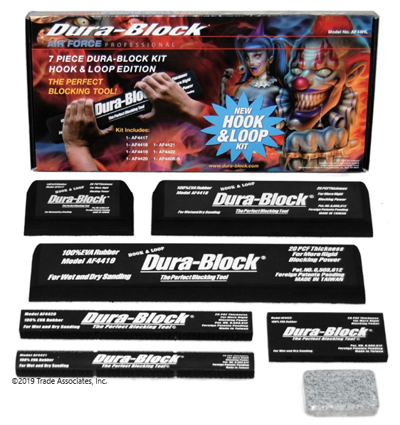 7 Piece Hook & Loop type Dura-Block Kit - AF44HL