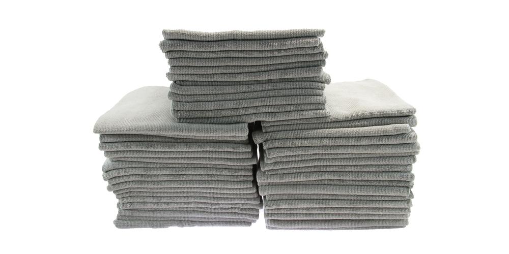 The Rag Company Edgeless Pearl Coating Ice Grey 16" x 16" BULK 48x