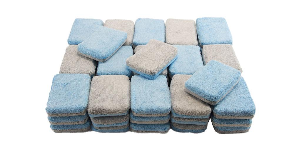 Autofiber Saver Applicator Thin Blue and Gray - 5"x3.5"x.75" BULK 48x