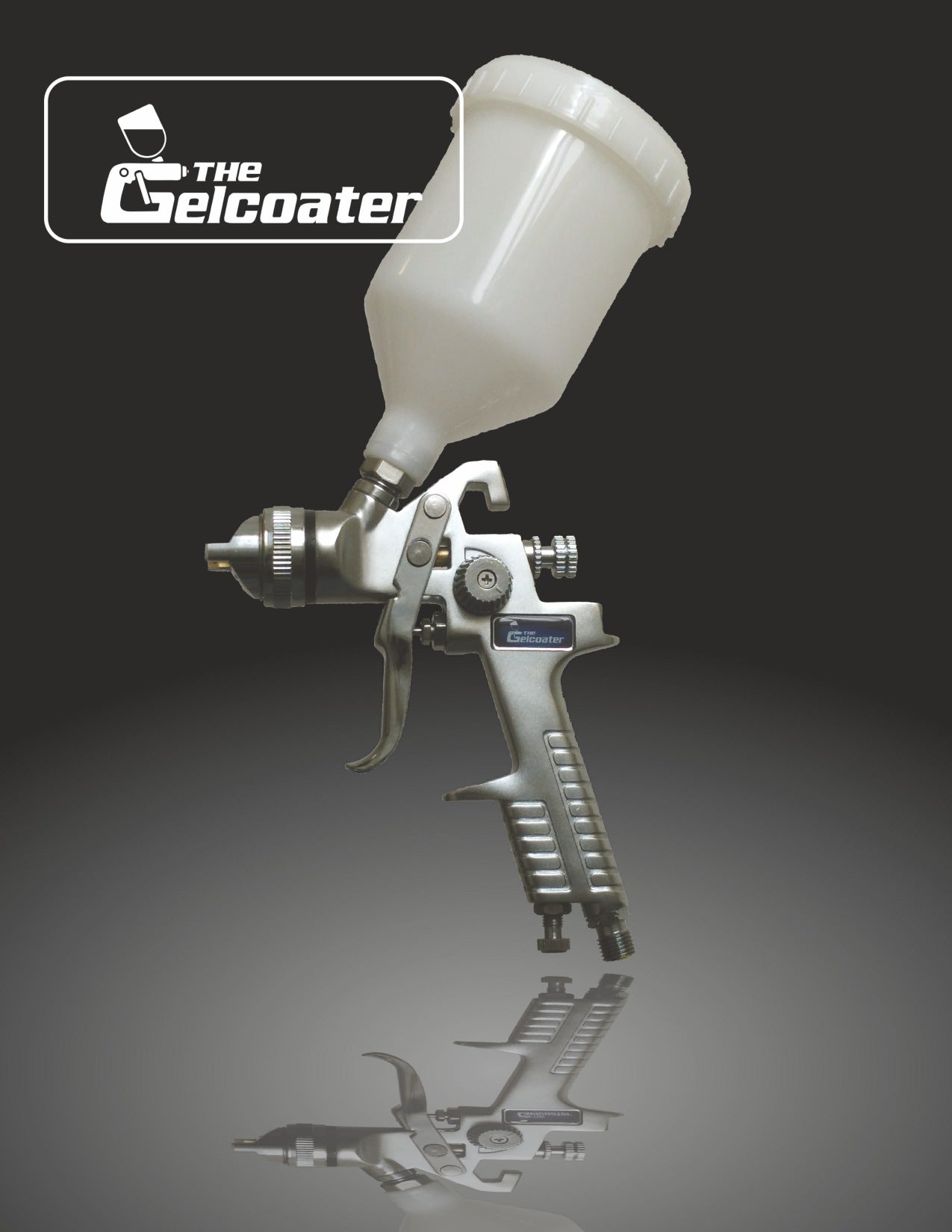 G-Two-Five (G2.5) HVLP Gelcoat & Resin Spray Gun with 1.4mm to 2.5mm N