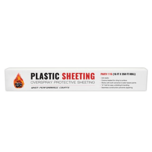 High Teck 116 Plastic Masking Sheeting, 16 ft x 350 ft