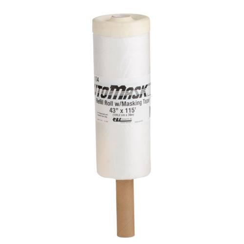 RBL AutoMask 104 43" x 115' Masking Film + Tape Refill Roll